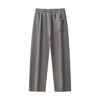 "Brooklyn Republic" Frayed Enzyme Washed Fleece Sweatpants