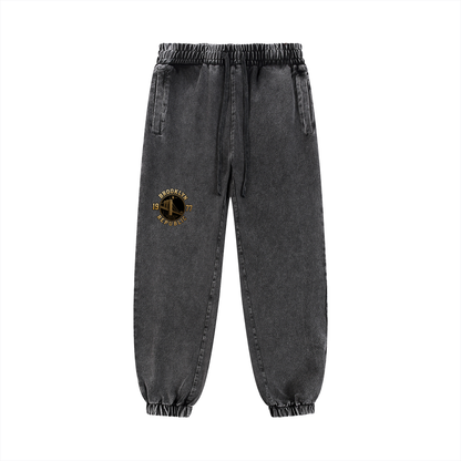 "Brooklyn Republic" Snow Wash Jogger Sweatpants