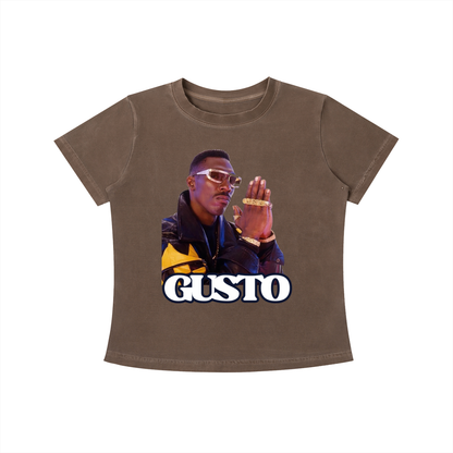 "Gusto" Vintage Wash Slim Fit T-shirt