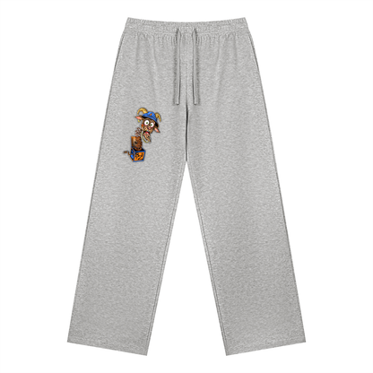 Brooklyn Zoo™ "Jumpin Jackass" Drop Shoulder Crewneck Sweatsuit