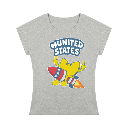PYN™ "WUSA" Women’s Slim Raglan T-Shirt