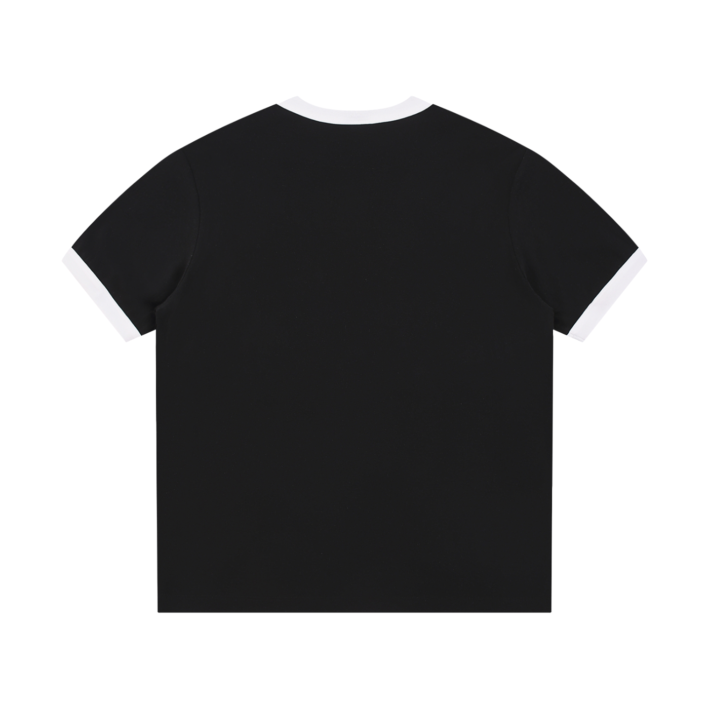 "FAFO" Contrast Edge Ribbed Crewneck T-Shirt