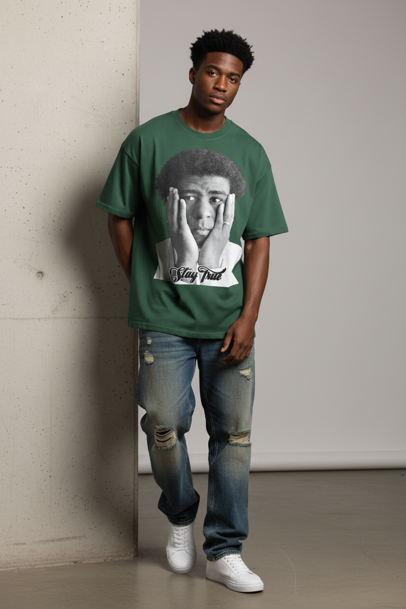 "Little Richard" Heavyweight Drop Shoulder T-Shirt