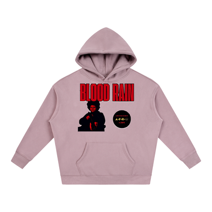 "Blood Rain" Oversize Fleeced Hoodie