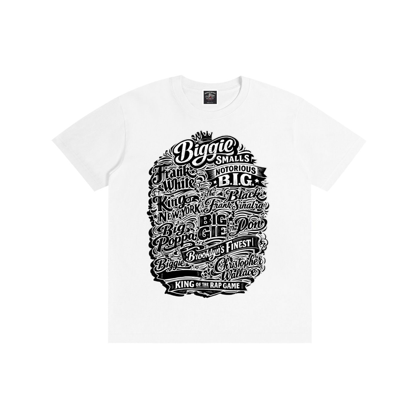"The Black Frank White" Cotton Unisex T-Shirt