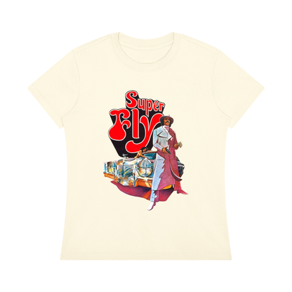 "Super Fly" Women's Regular Fit Crewneck T-Shirt