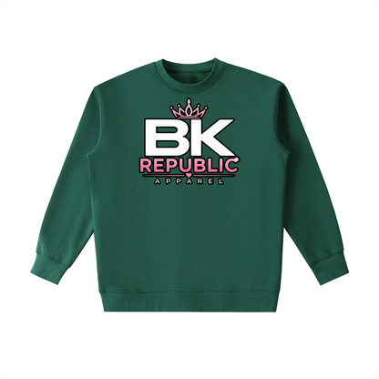 "Brooklyn Republic Essentials" Women's Block Party Heavyweight Crewneck Sweatshirt