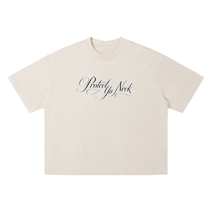 PYN™ x BKRP™  "PYN Official" Vintage Wash Boxy T-Shirt