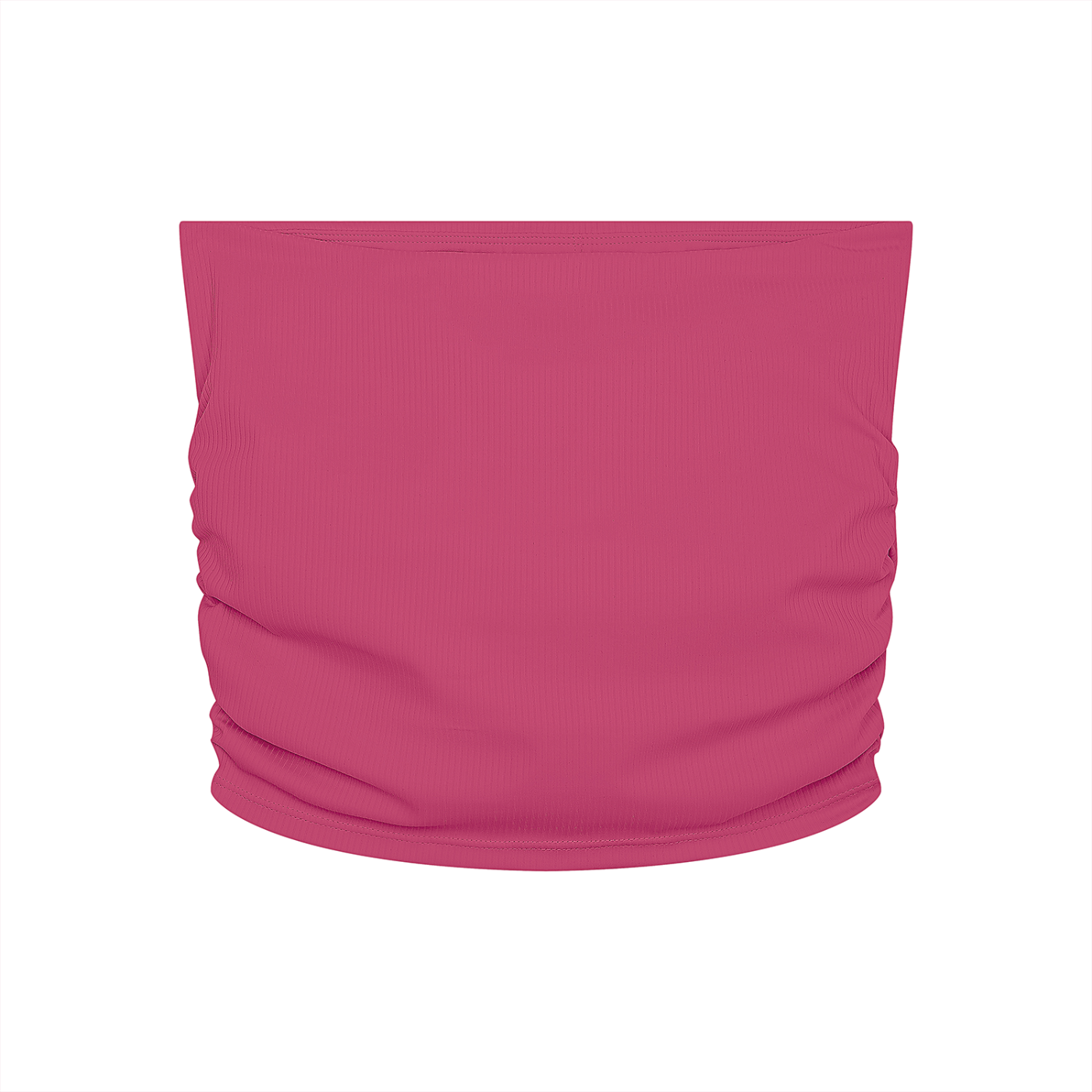 "Brooklyn Republic Essentials" Women’s Ruched Cropped Yoga Tube Top