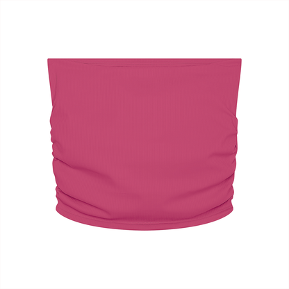 "Brooklyn Republic Essentials" Women’s Ruched Cropped Yoga Tube Top