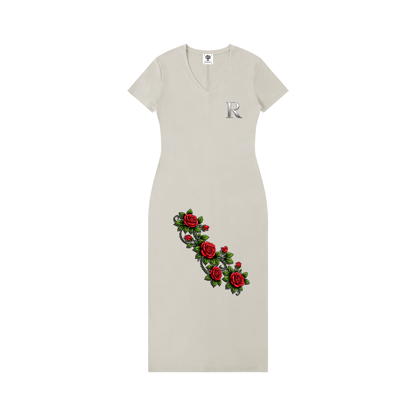 "REPUBLIC™ " All Love Women's V-Neck Short Sleeve Maxi Dress