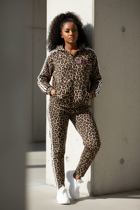 Infinity Sione™ "Heartbeatz" Leopard Sweatsuit