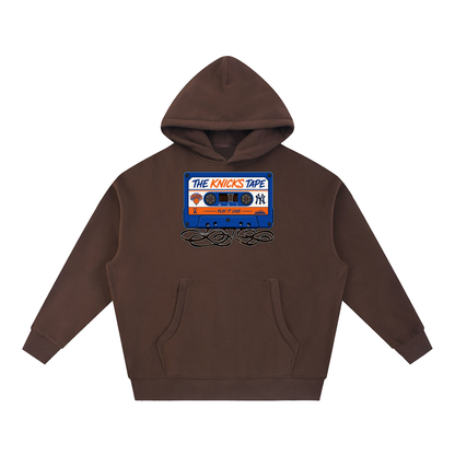 "The Knicks Tape" Oversized Boxy Fit Fleece Hoodie