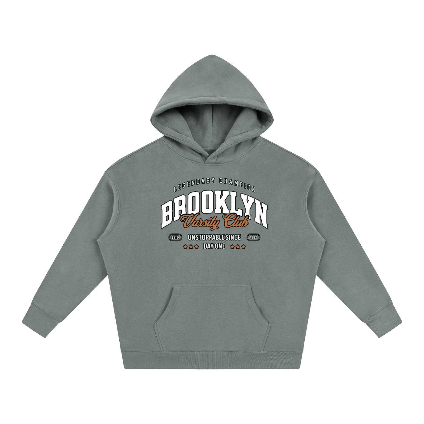 "Varsity Club" Oversize Fleeced Hoodie