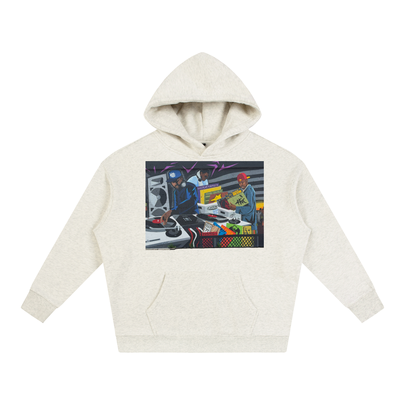 "CHUGHES 4 EVA" Oversize Fleeced Hoodie