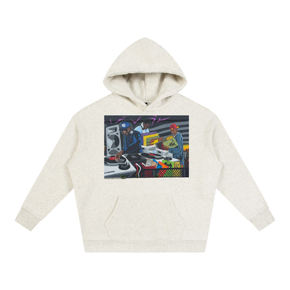 "CHUGHES 4 EVA" Oversize Fleeced Hoodie