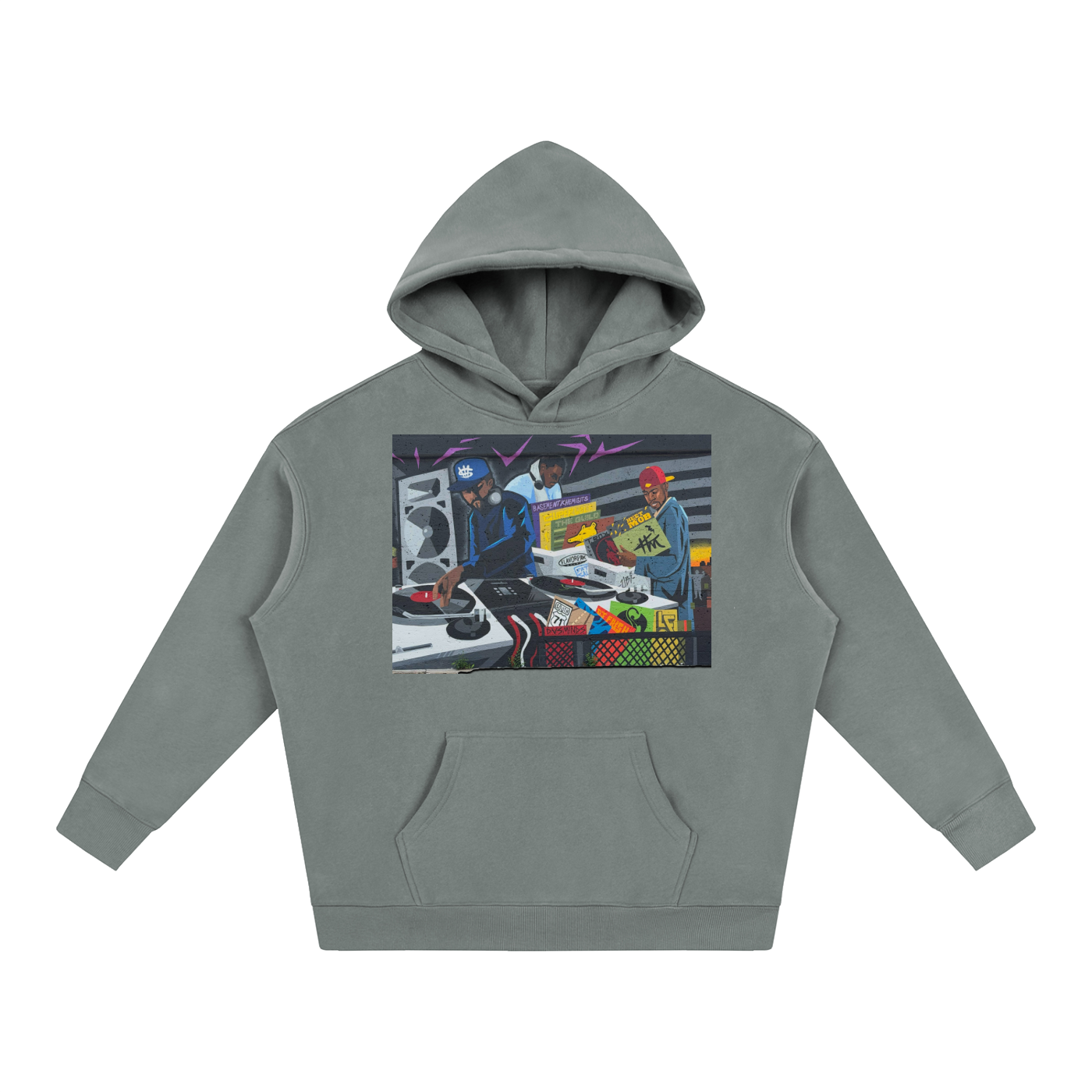 "CHUGHES 4 EVA" Oversize Fleeced Hoodie