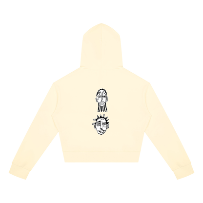 "Nappily Ever After" Women's Crop Full Zip Hoodie