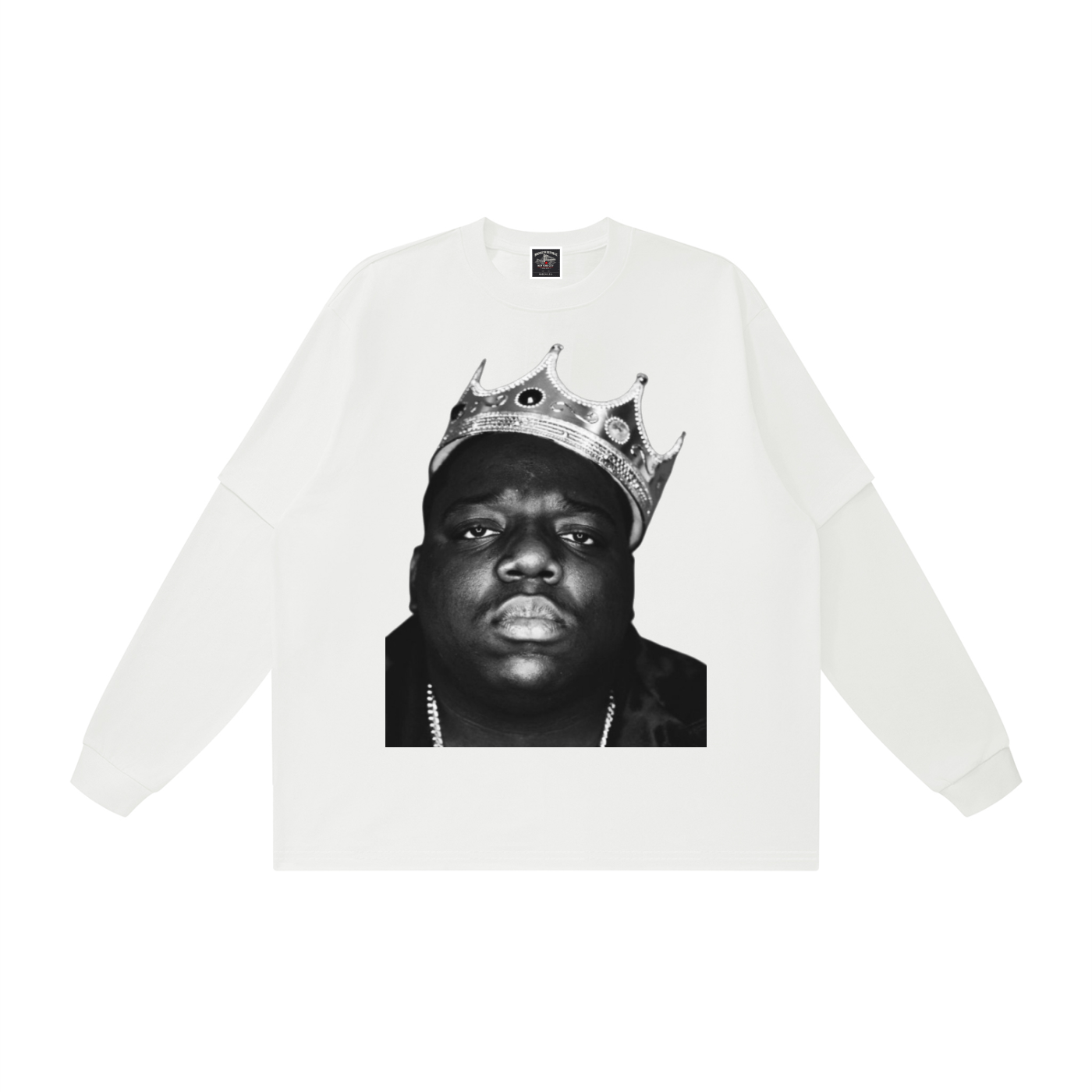 "Emperor's New Clothes" Layered Oversized T-Shirt