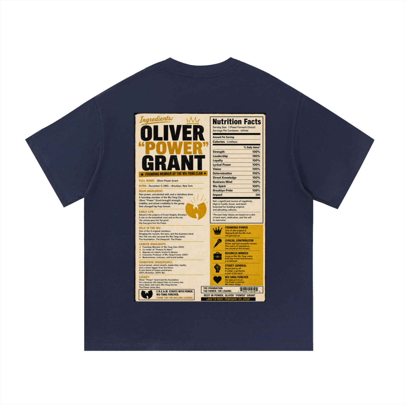 "Rest In Power" Cotton T-Shirt
