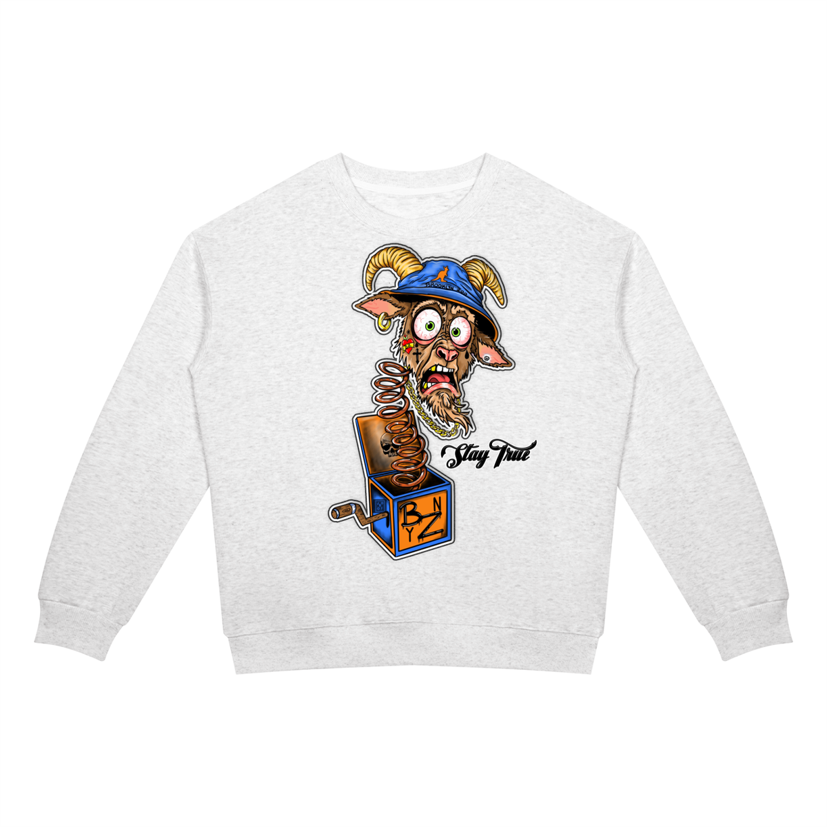 Brooklyn Zoo™ "Jumpin Jackass" Drop Shoulder Crewneck Sweatsuit