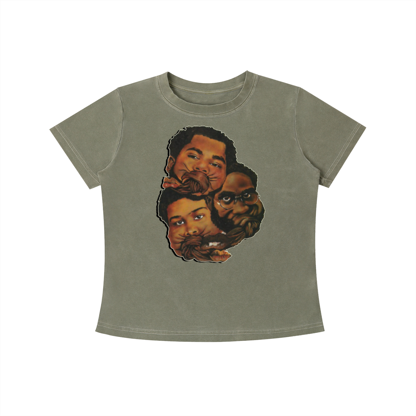 "Buhloone Mindstate" Vintage Wash Slim Fit T-shirt