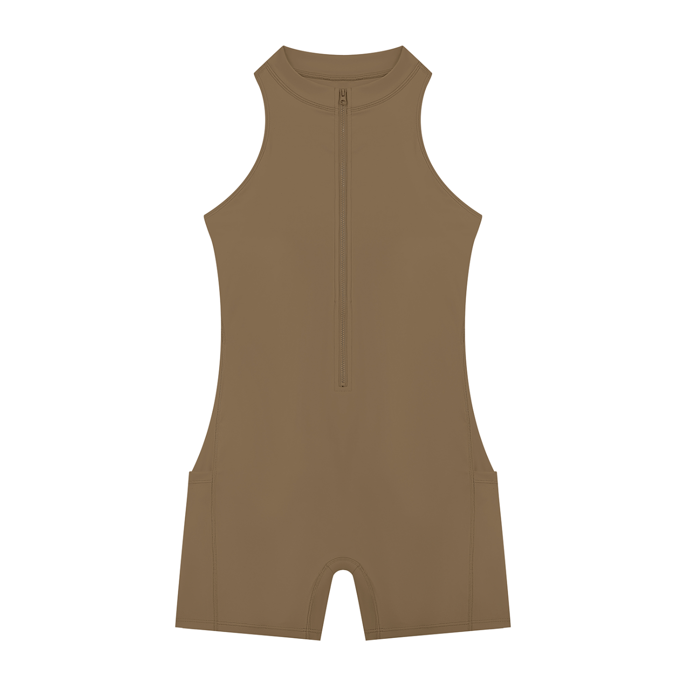 Brooklyn Republic Essentials™ Women’s Quarter-Zip Yoga Romper