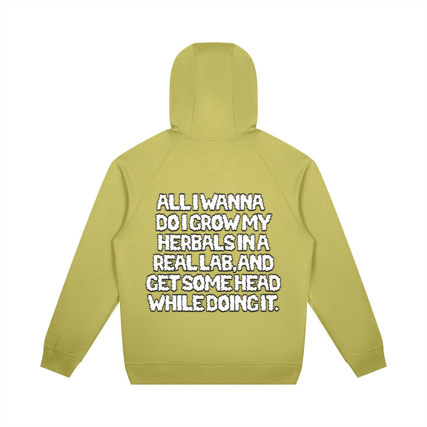 "How High" Oversized Raglan Pullover Hoodie
