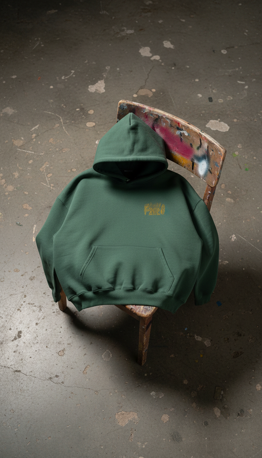 Heavyweight Hoodie In Studio Green