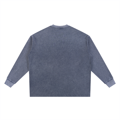 PYN™ x BKRP™ "Cut & Sew" Standout Mineral Wash Waffle Oversized T-Shirt