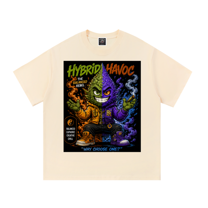 Sparksky & Dutch™ "Hybrid Havoc" Cotton T-Shirt