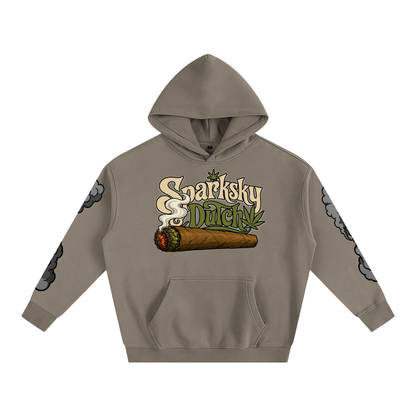 "Sparksky & Dutch" Oversize Fleeced Hoodie