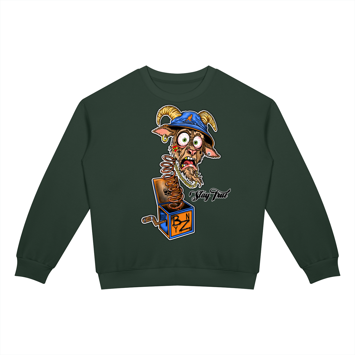 Brooklyn Zoo™ "Jumpin Jackass" Drop Shoulder Crewneck Sweatsuit
