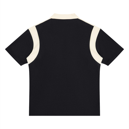 Brooklyn Republic Essentials™  Color Block Quarter Zip Polo Shirt