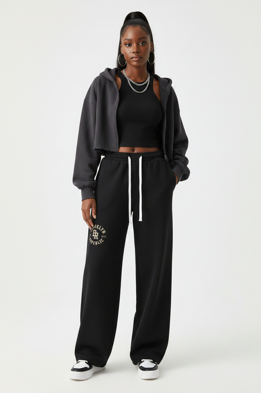 Brooklyn Republic essentials™ Women's Wide Leg Sweatpants