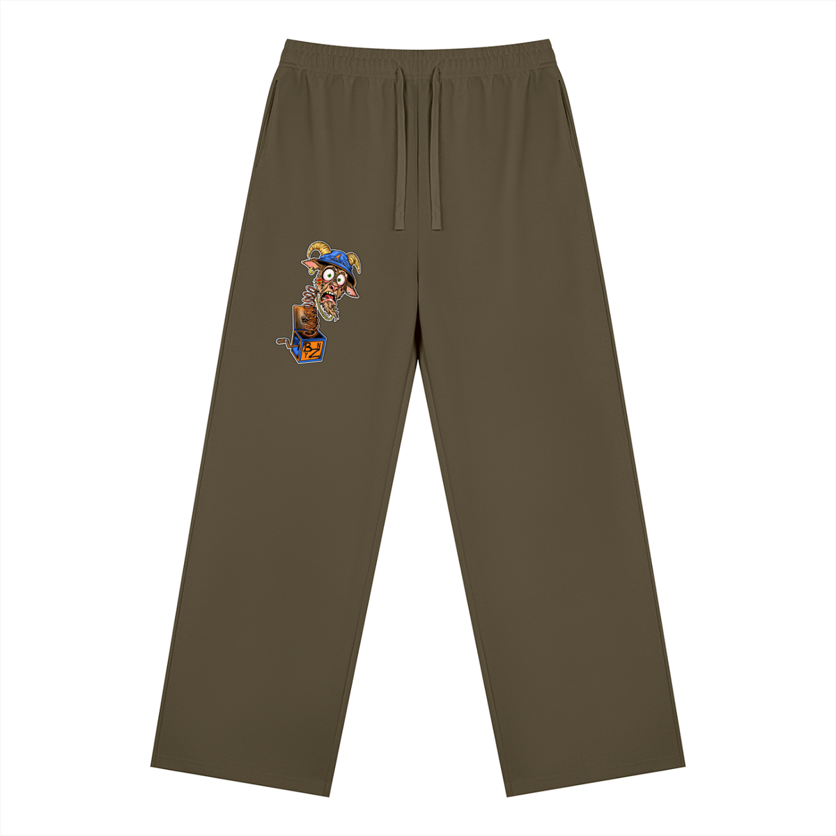 Brooklyn Zoo™ "Jumpin Jackass" Drop Shoulder Crewneck Sweatsuit