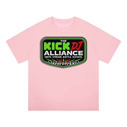 "KICK DJ Alliance" Oversized Drop Shoulder T-Shirt