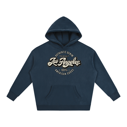 “LA Denim Mfg.” Oversize Fleeced Hoodie