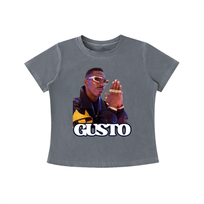 "Gusto" Vintage Wash Slim Fit T-shirt