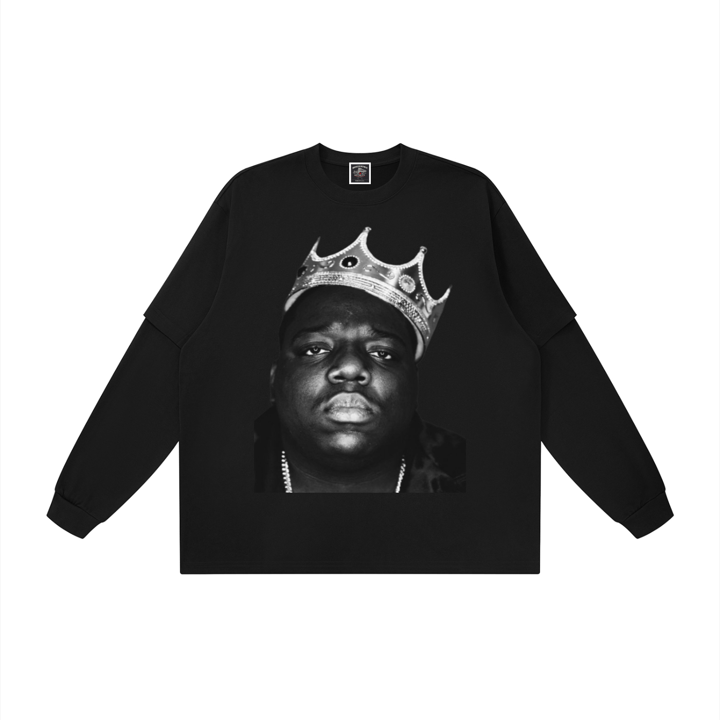 "Emperor's New Clothes" Layered Oversized T-Shirt