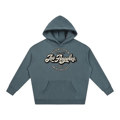 “LA Denim Mfg.” Oversize Fleeced Hoodie