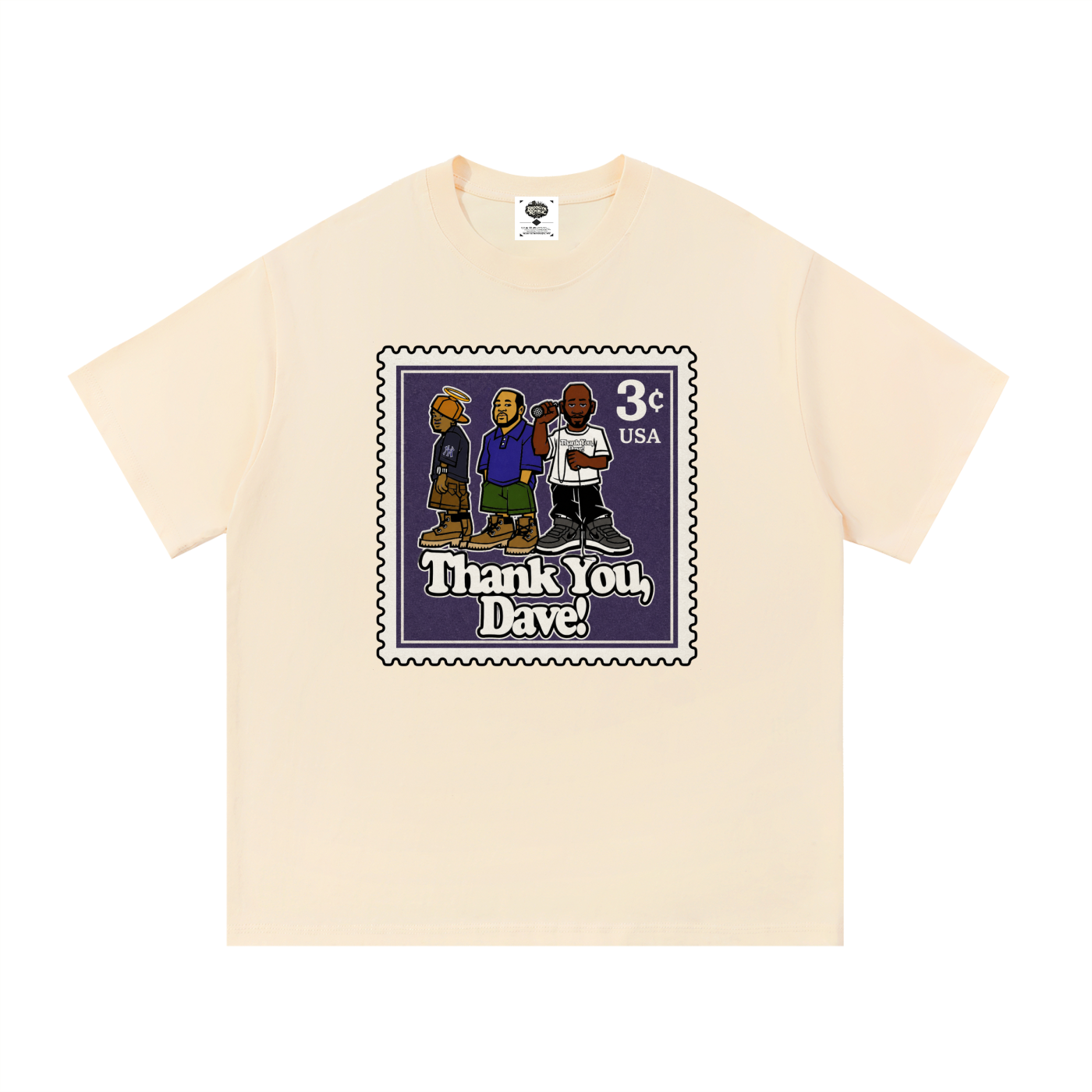 "Thank you, Dave" Postal Stamp Cotton T-Shirt