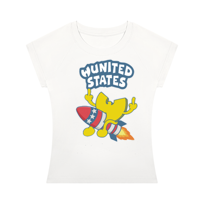 PYN™ "WUSA" Women’s Slim Raglan T-Shirt