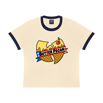 PYN™ "Butter Pecan Rican" Sorona Ringer T-Shirt