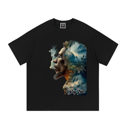 "Gravity of His Presence" Cotton T-Shirt