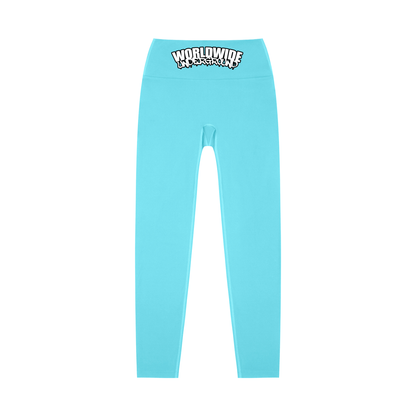 "Worldwide Underground" High-Waisted Yoga Leggings