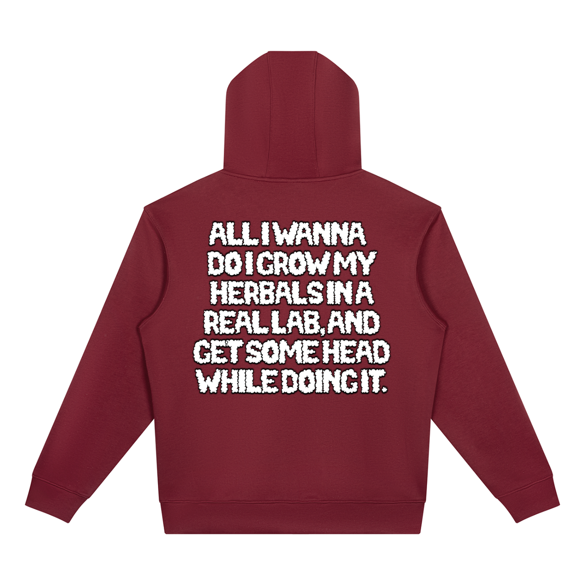 "How High" Drop Shoulder Full Zip Hoodie