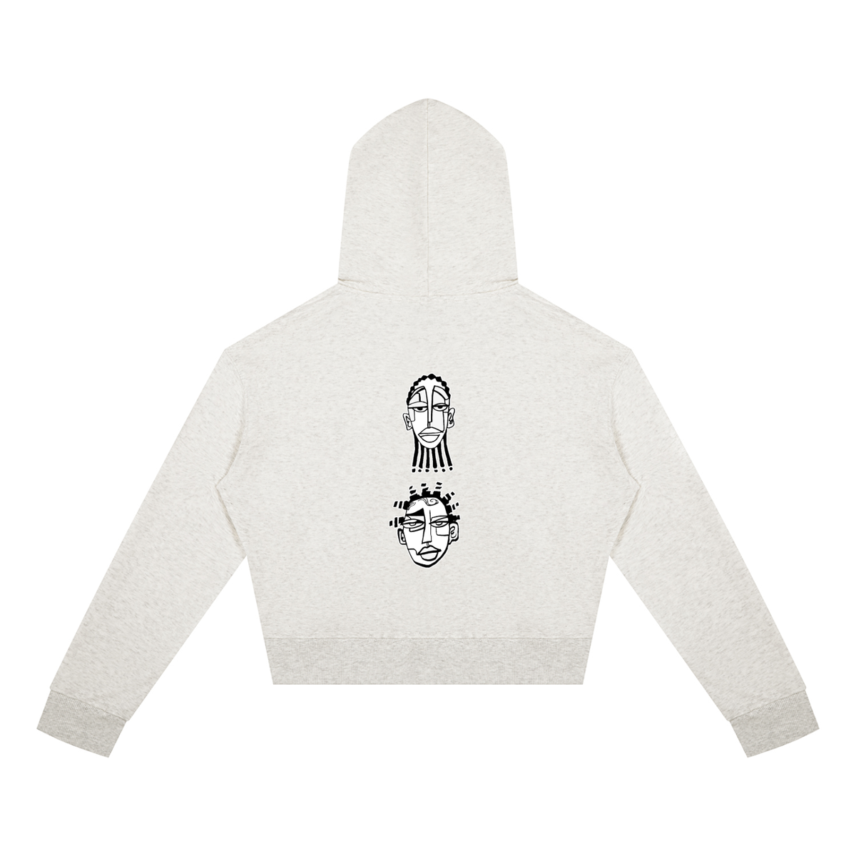 "Nappily Ever After" Women's Crop Full Zip Hoodie