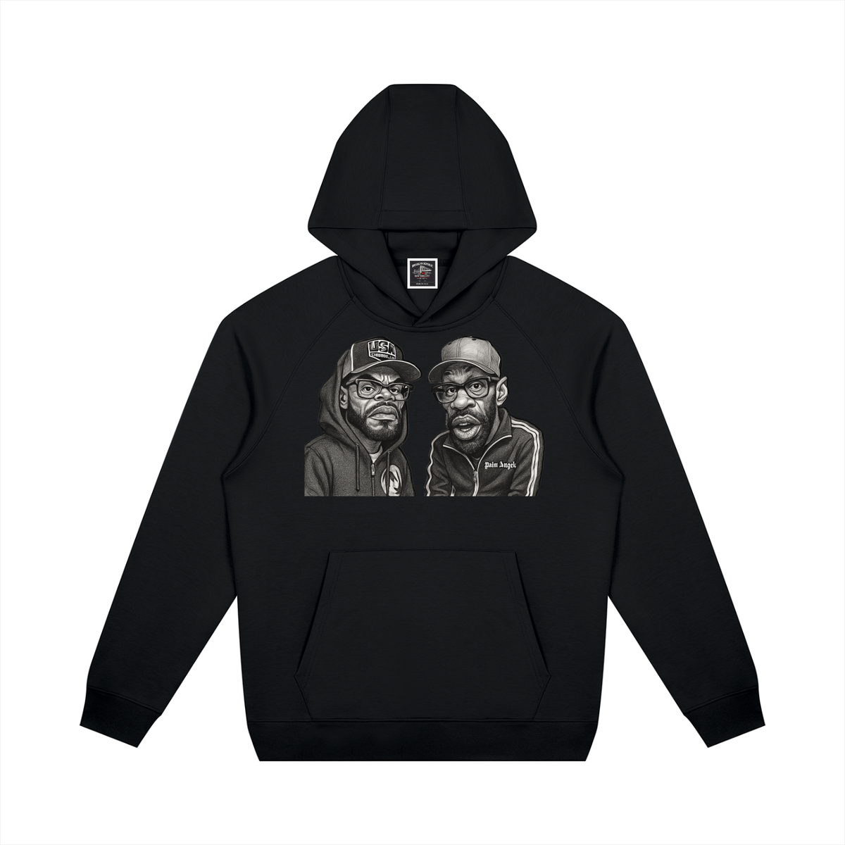 "How High" Oversized Raglan Pullover Hoodie