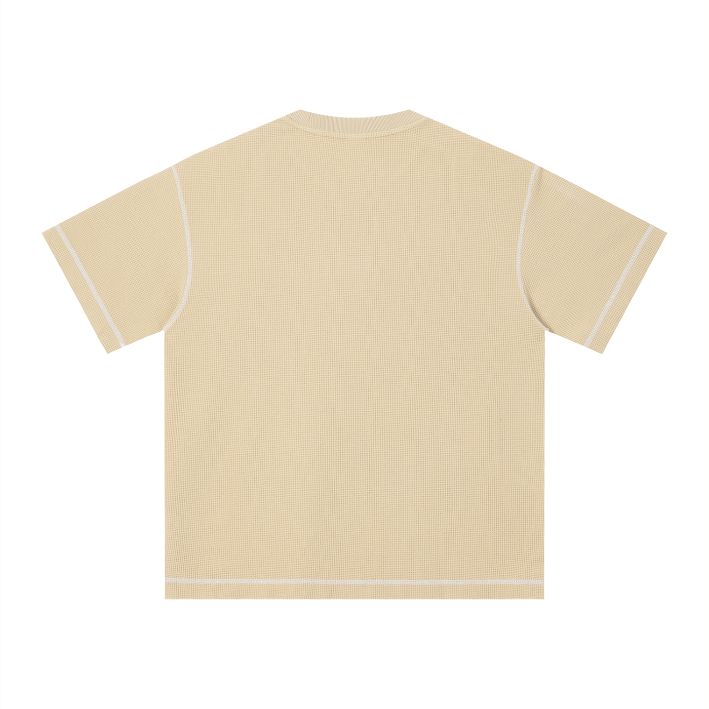 "Brooklyn Republic Essentials" Sunfade Waffle Boxy T-Shirt